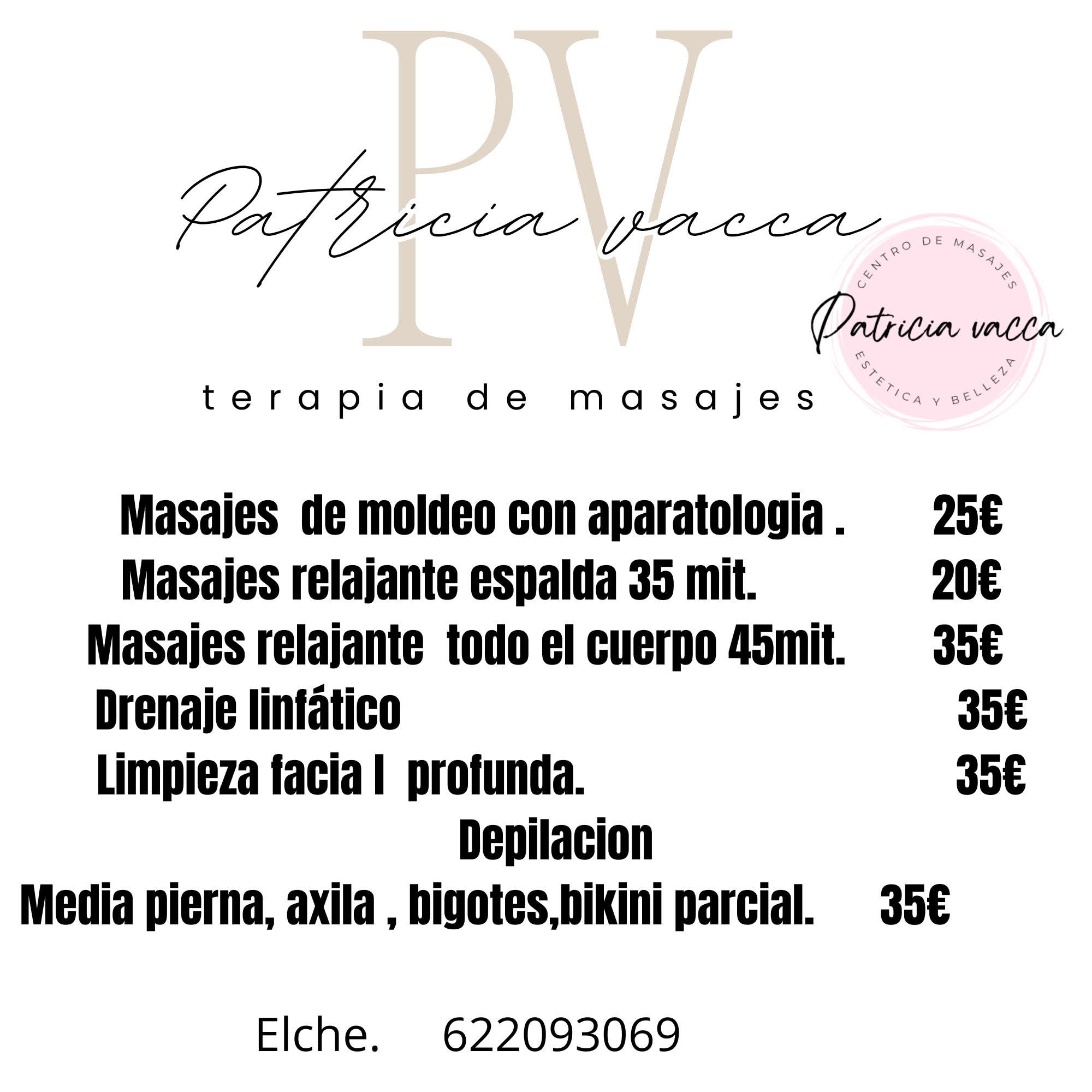 Terapia de masajes - Patricia Vacca