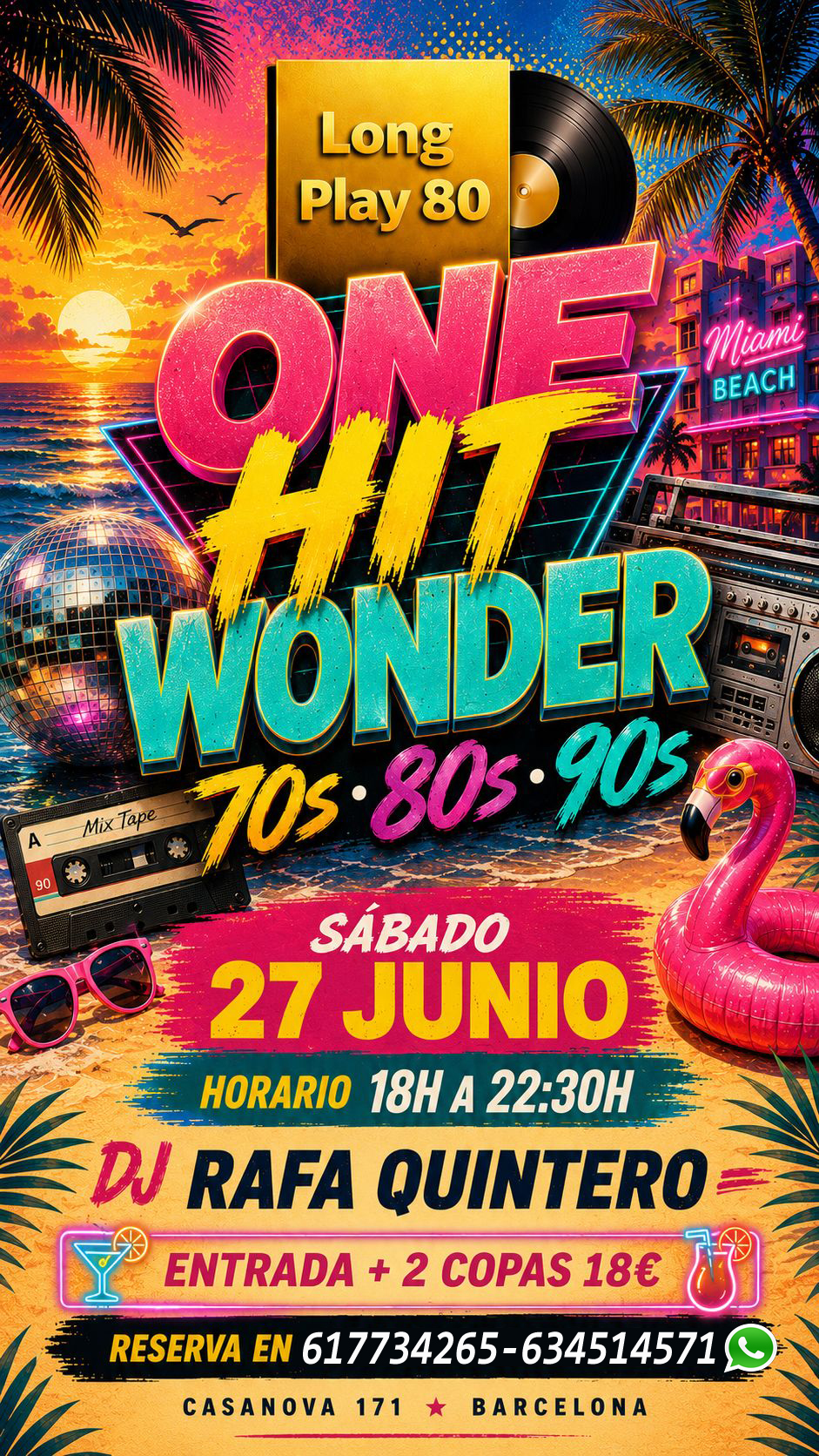Tardeo Éxitos Veraniegos 70s 80s 90s ⛱️ - Imagen 2