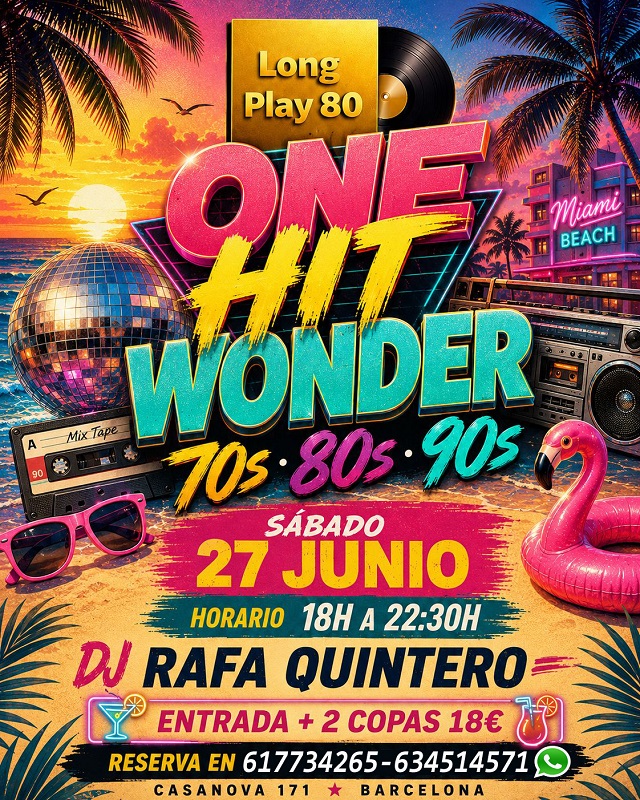 Tardeo Éxitos Veraniegos 70s 80s 90s ⛱️