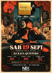 Tardeo Long Play 80 en NIX Barcelona 🎉