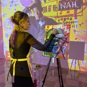 Lienzo urbano – Edición Basquiat – Una experiencia pictórica inmersiva