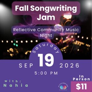 Fall Songwriting Jam con Nahia Orla