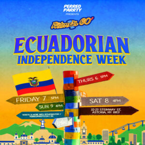 Fiesta de la Independencia de Ecuador – Latin & Reggaeton en Ritmos Bar NYC