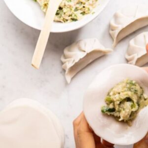 Empanadillas asiáticas en Nueva York