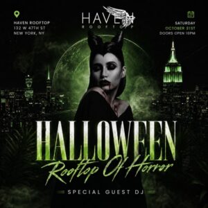 Halloween Best Rooftop of Horror @ Haven Rooftop NYC