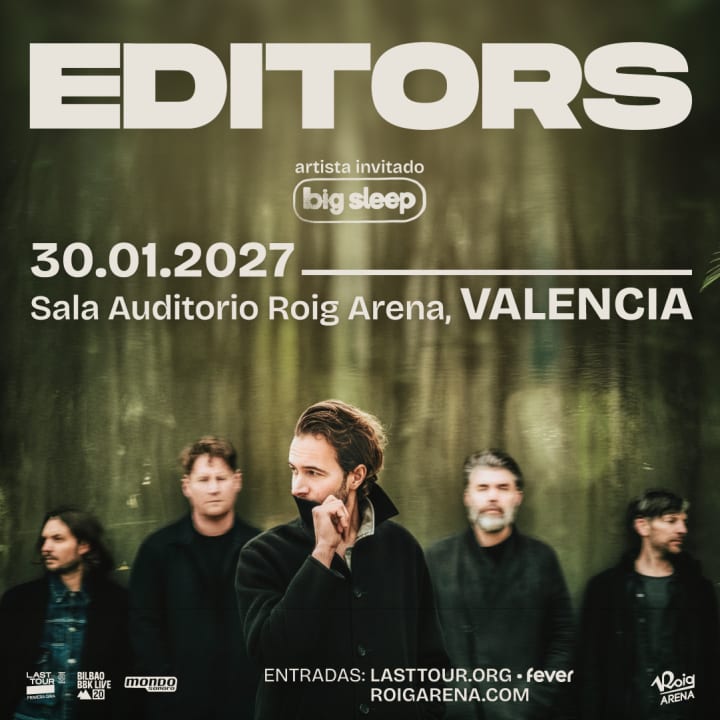 Editors en Auditorio Roig Arena, Valencia 2027