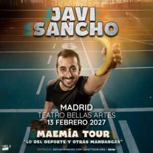 Javi Sancho en Teatro Bellas Artes, Madrid 2027