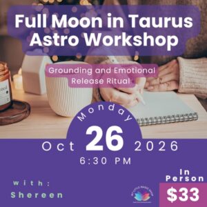 Taller de Astro: Luna Llena en Tauro