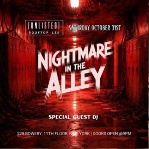 Unlisted Rooftop LES Fiesta de Halloween – Sábado 31/10