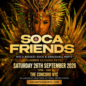 SOCA & FRIENDS – Fiesta de Dancehall y Soca en NYC