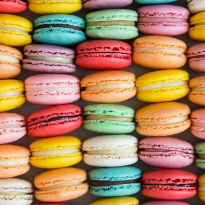 Macarons franceses clásicos en Nueva Jersey