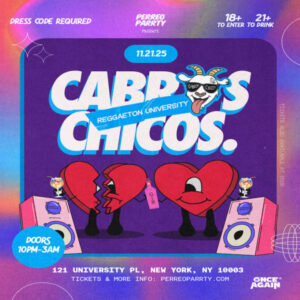 Cabros Chicos – Reggaeton University | Latin Dance Party en NYC (18+)