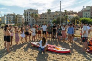 Clase de Paddle Surf en Barcelona