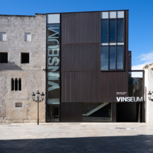 Entrada al VINSEUM con degustación de vino catalán