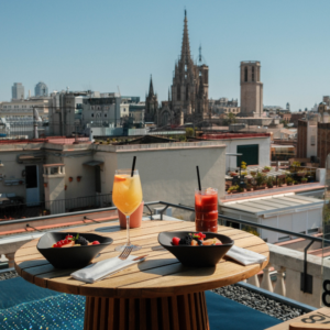 Brunch con barra libre de mimosas en la Terraza de Vivi