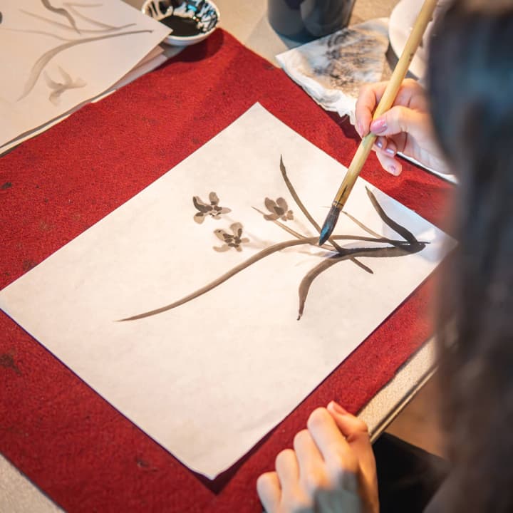 Clase de pintura con tinta japonesa - Imagen 10