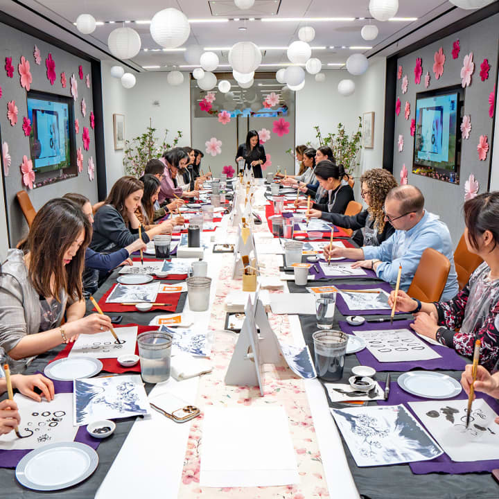 Clase de pintura con tinta japonesa - Imagen 8